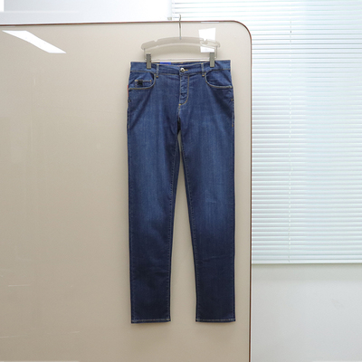 意大利奢品Tru撤柜 男款 深蓝洗水修身牛仔裤 薄款 E391