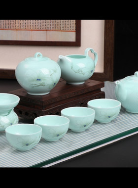 陶瓷山东9头海清无棣茶具套装