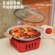酒精炉干锅不粘浅汤锅牛蛙锅麻辣香锅商用餐厅小火锅羊蝎子盘保温