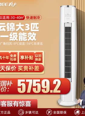格力空调立式3匹一级变频客厅家用柜机冷暖两用官方旗舰店云锦IIX