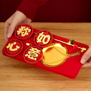 乔迁之喜装饰新居称心如意乔迁喜秤老式秤杆带秤砣搬家仪式摆件