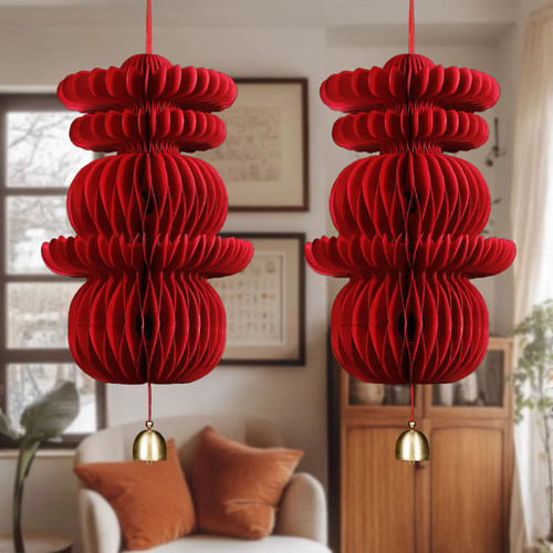 立体蜂窝喜字挂件结婚礼婚房摆件布置大门入户门房门卧室门装饰