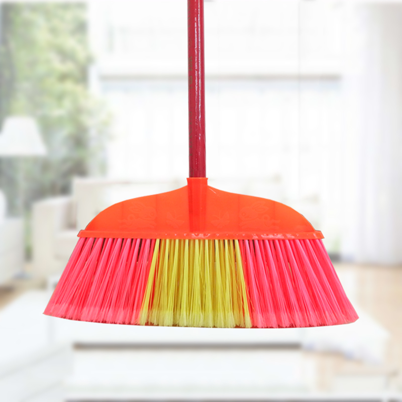 硬毛户外学生木柄餐厅物业扫帚