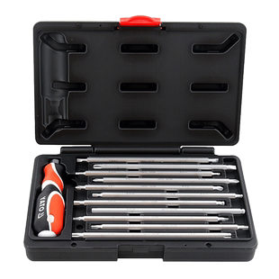 YATO易尔拓换头螺丝刀手柄螺丝批头起子接杆套筒改锥接头维修套装