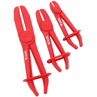 YATO汽车油管封口夹3件套塑料油管断流钳子汽修专用工具封口钳