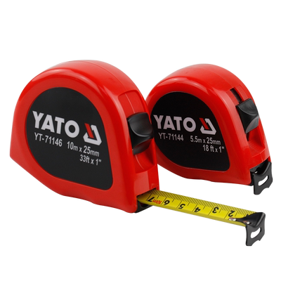 YATO卷尺公英制工业级2-3-5-10米尺子量尺测量盒尺圈尺钢卷尺