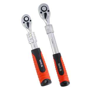 YATO伸缩棘轮扳手小飞中飞大飞套筒扳手双向快速扳手套管汽修工具