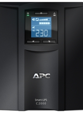 APC施耐德SMC2000I-CH在线互动式1300W/2000VA塔式UPS不间断电源