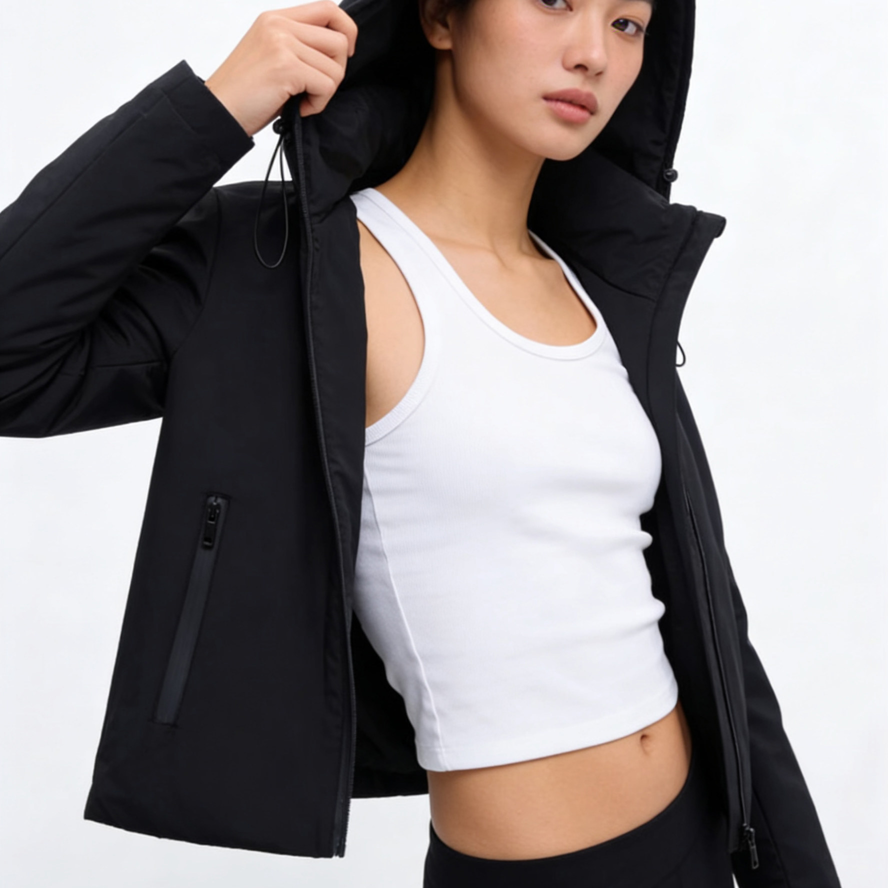 女士棉服短款保暖夹克显瘦遮肉加棉衣/棉服