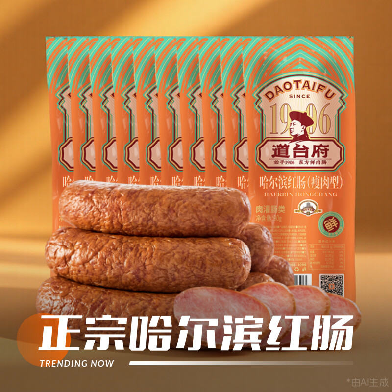“百年传承 东方鲜肉肠”