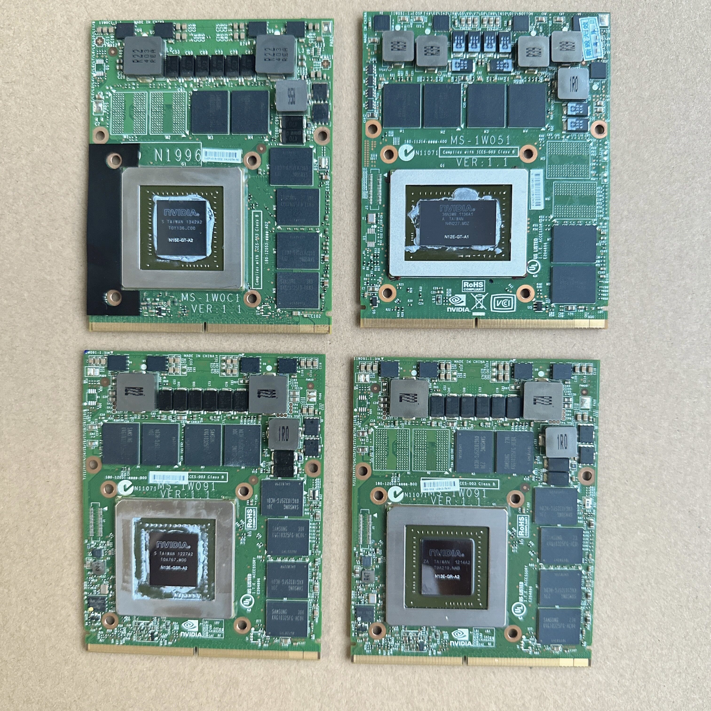 微星msi gtx670m 675m 770m 780m 870m 880m 970m 980m笔记本显卡