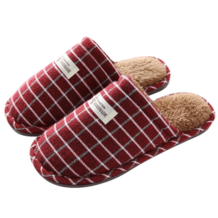 棉拖鞋女款秋冬季情侣家居亲子一家三口保暖毛毛拖鞋母子儿童防滑