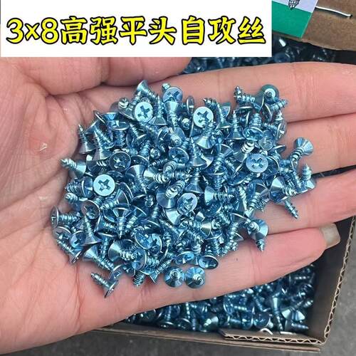 金刚网专用小平头自攻螺丝3x8mm