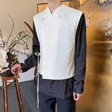 新中式提花马甲P95，男装背心/马甲，星座1009（原B233）