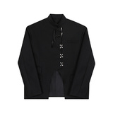 新中式立领痞帅校园风西装外套街头小众设计感外套男P140，男装西服套装，星座1009（原B233）