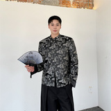新中式立领夹克男P125，男装夹克，星座1009（原B233）