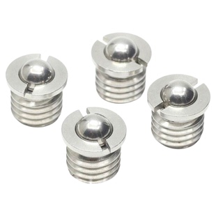 304不锈钢球头柱塞带法兰型定位珠FBPJS5/6/8/10/12/14/16/FBPJ