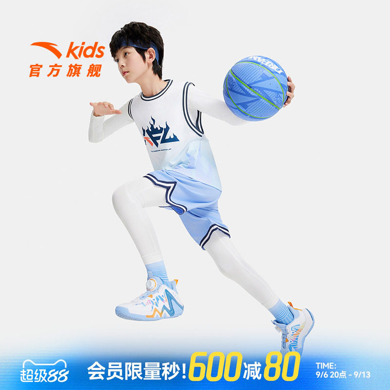 安踏儿童男大童篮球比赛套图片