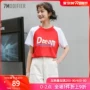In áo thun ngắn tay nữ mùa hè 2019 phiên bản mới của Hàn Quốc của chiếc máy thả lỏng trái tim học sinh bên trong thủy triều chạm đáy - Áo phông áo phông rộng