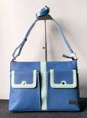 头层牛皮2025春夏邮差包复锁扣链条女真皮单肩斜挎腋下女式包外贸