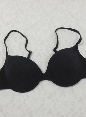 F388欧美风泳衣女性感黑色钢托小胸聚拢款比基尼泳衣特价