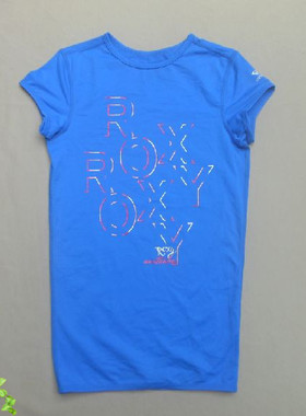 R01澳洲大牌 女大童装短袖 蓝色冲浪 速干 防晒衣紧身衣12号