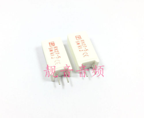 5WR1J 全新RX-27-5 陶瓷 音频水泥电阻器 5W0.1欧 精度5% P=6mm