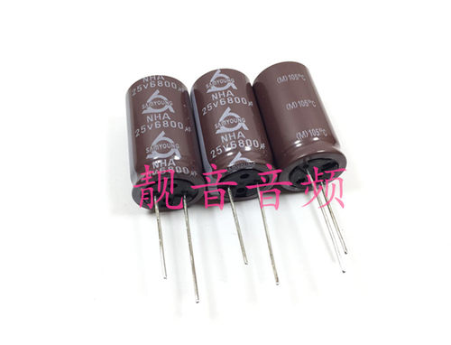 25V6800UF 全新原装韩国三莹 音频滤波 电解电容 6800UF25V 18X30
