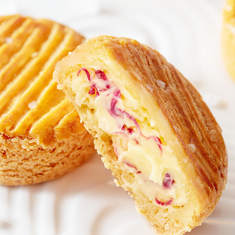 嘉华鲜花饼海盐芝士玫瑰酥多规格盒装零食早餐食品云南特产糕点心