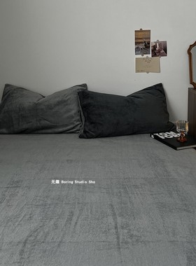 加厚牛奶绒床单双人床笠冬天珊瑚绒冬季双面绒法兰绒单人单件被单