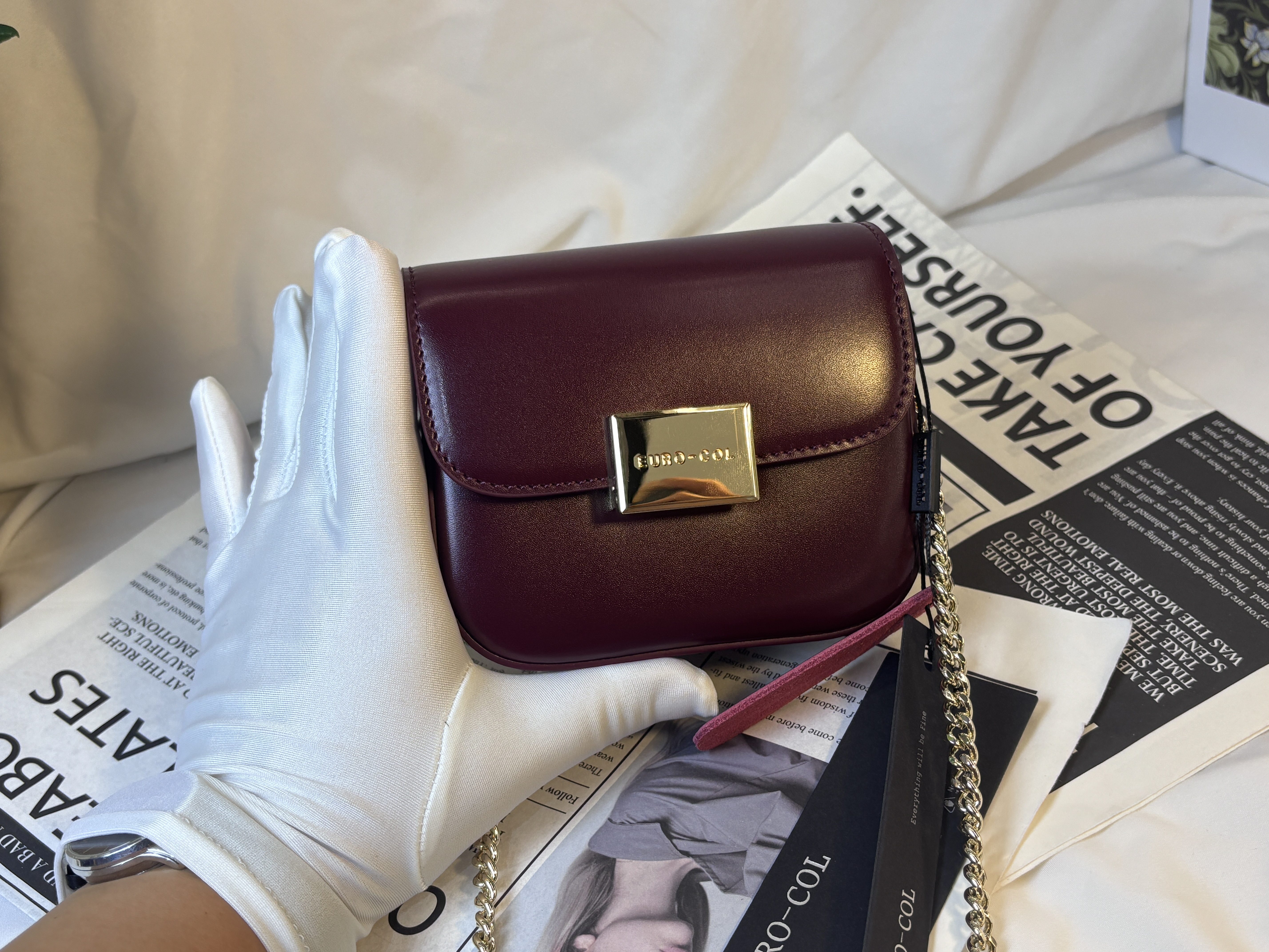 欧尚典新品口红包耳机包链条时尚小废包斜挎个性独特款