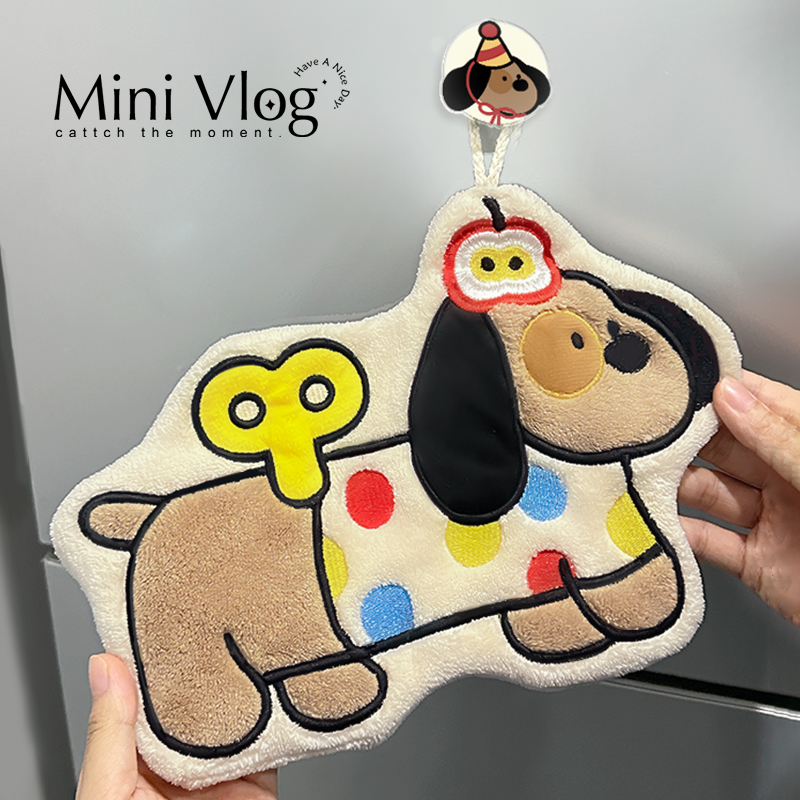 可爱卫生间擦手巾吸水速干小毛巾