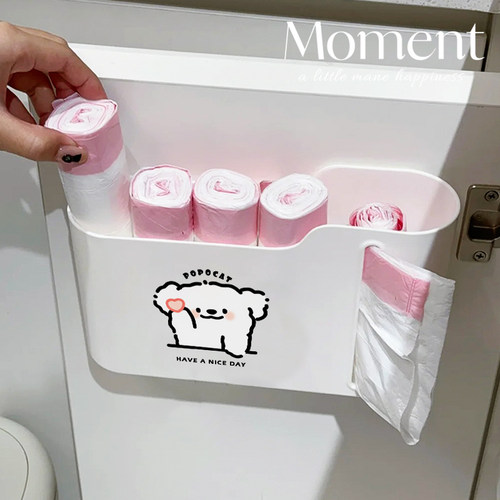 垃圾袋收纳盒壁挂橱柜里面置物架