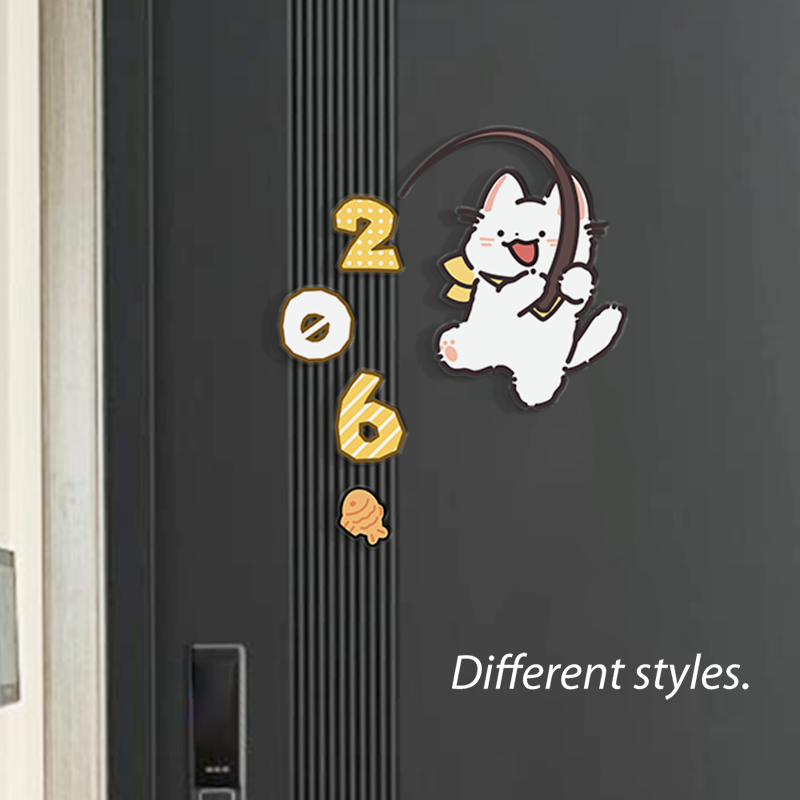 数字小猫磁吸门牌号高级感定制家用房间数字号码牌创意入户门装饰,文具电教/文化用品/商务用品,标志牌/提示牌/付款码,淘宝优惠券,粉丝福利购,淘宝优惠卷