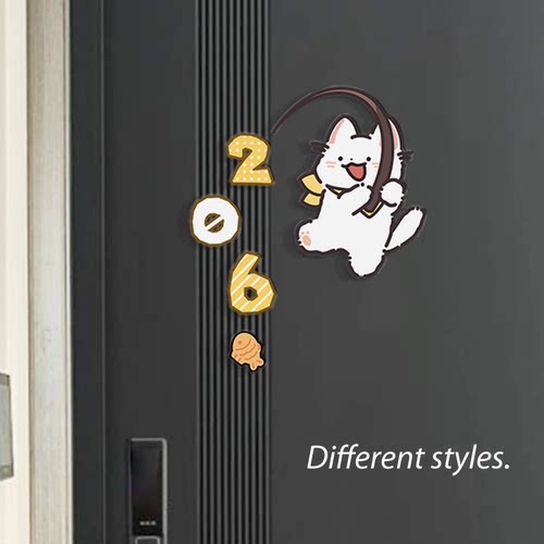 磁吸门牌号高级感定制入户门装饰