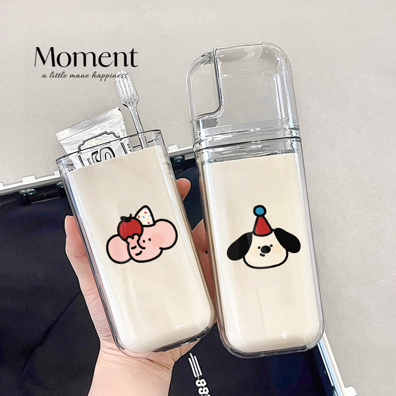 旅游漱口杯便携式可爱儿童刷牙杯情侣一对洗漱杯牙膏牙刷收纳盒,家庭/个人清洁工具,洗漱杯,淘宝优惠券,粉丝福利购,淘宝优惠卷