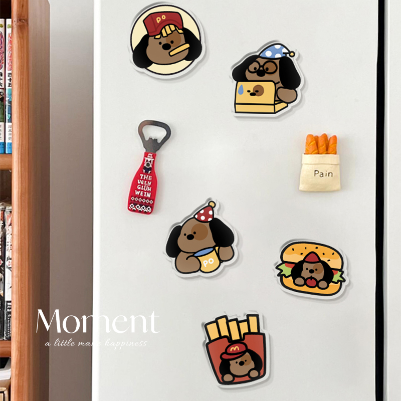 汉堡腊肠2025新款冰箱贴磁贴家用