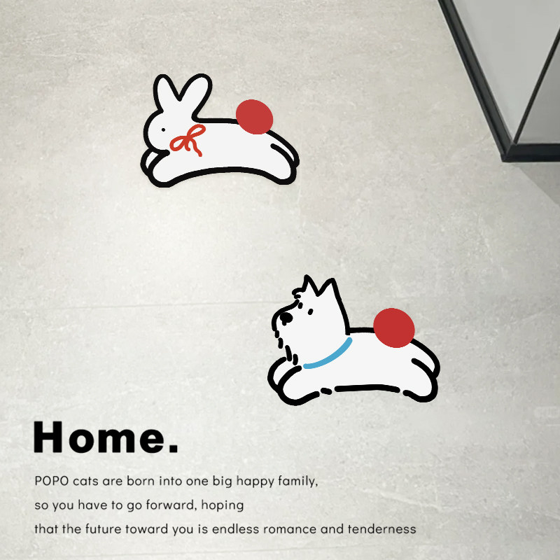 地面遮丑神器卫生间地板贴防水