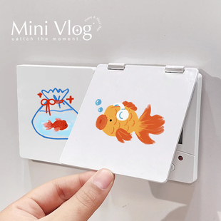 小鱼心事中央空调面板保护盖开关面板遮挡盖卫生间插座防溅盒防水