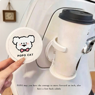 小狗支架可折叠电动车水杯架放水通用电瓶车杯架车载水杯放置架