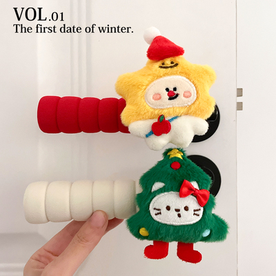 圣诞装饰防撞门把手保护套防静电