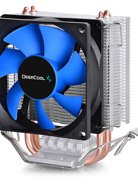 九州风神冰凌MINI旗舰版/双刃版 CPU散热器 i3/i5台式电脑cpu风扇