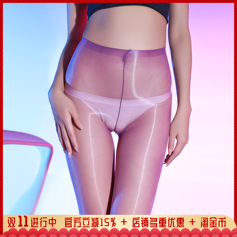 诉吻巨峰果冻极光无腰边油亮丝袜