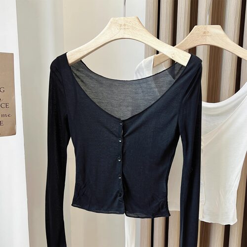 防晒罩衫女开衫外搭薄款夏季