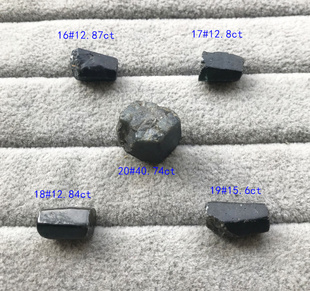 天然无烧蓝宝石原石山东昌乐矿区直销刚玉毛料标本实验送人收藏5