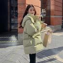 棉袄 小个子连帽面包工装 2025新款 宽松棉衣学院风羽绒棉服女短款