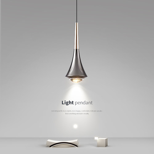 轻奢床头小吊灯现代简约意式极简设计师款可升降卧室网红长线 线