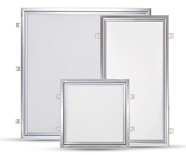 弹簧卡扣平板灯嵌入式30x30x60x120石膏板PVC吊顶led厨卫灯带卡簧