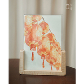 如意卿心书法纸年味灯笼图案创意绘画空白国风文创摆喜庆墙贴