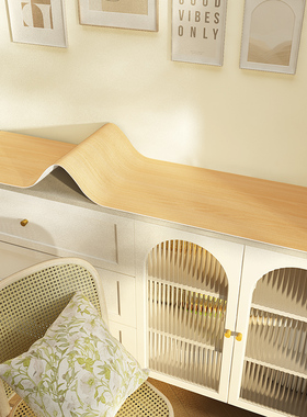 原木风餐边柜电视柜桌垫可裁剪悬空原木色鞋柜垫子台面保护垫盖布